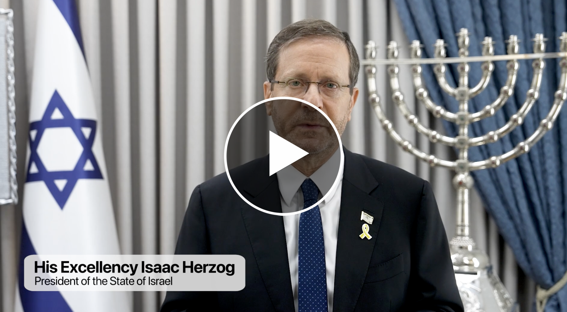 His Excellency Isaac Herzog, President of Israel, Thanks Jentezen Franklin Partners