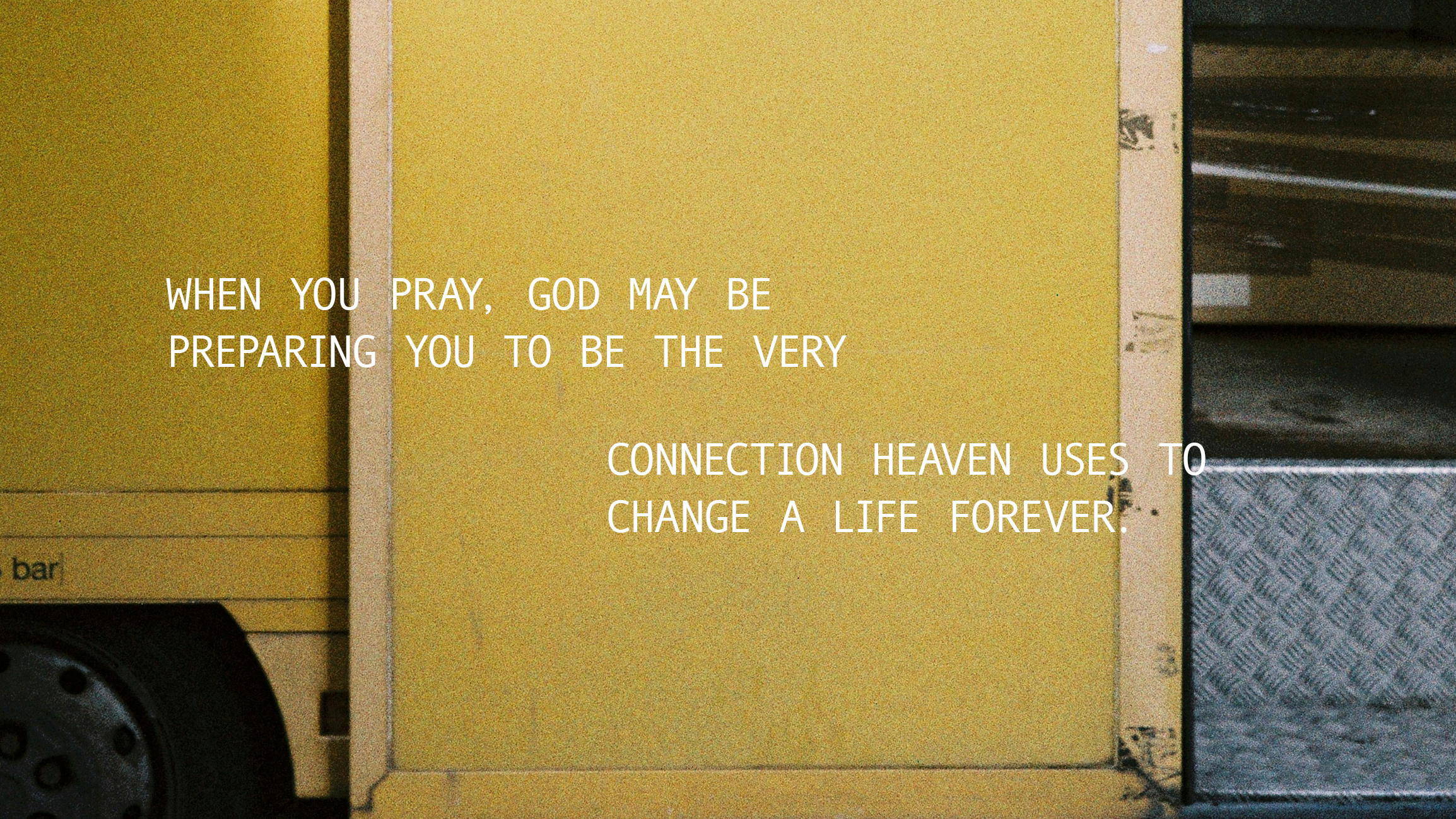 Making a Prayer Connection (Part Two)