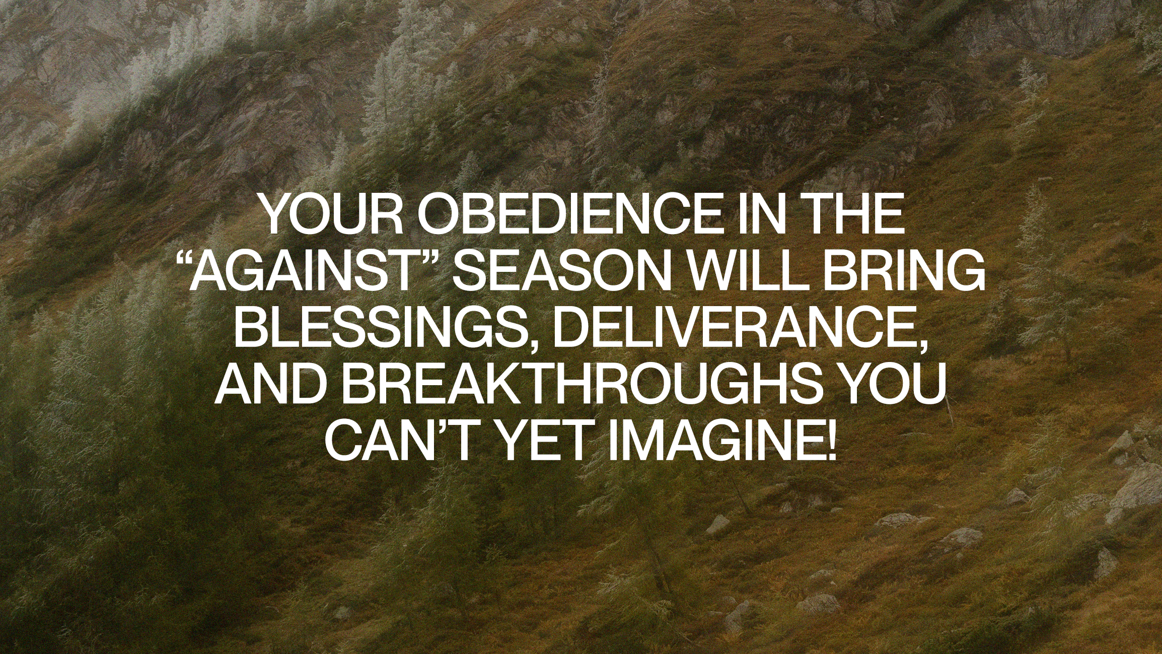 When Everything is Against You, God is for You!