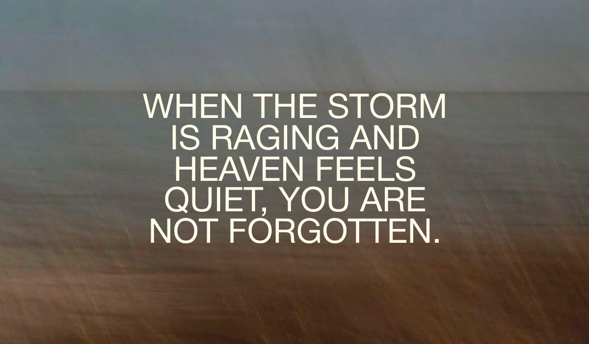 When God Seems Asleep